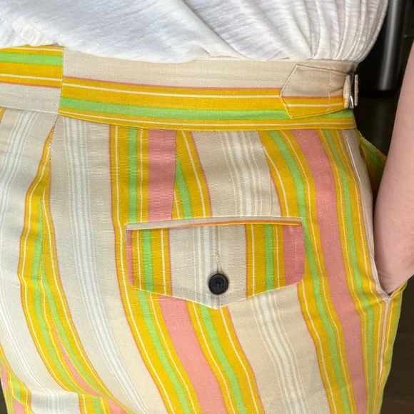 Designer BODE One of a Kind Mens Striped Pants size 34 - Picture 5 of 9